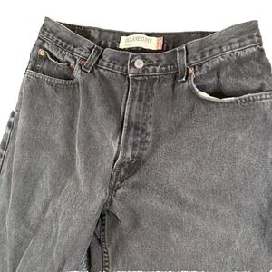 Levi's 550 Jeans Men 35x28.5 Gray Denim Cotton Relaxed Mid Rise Straight READ